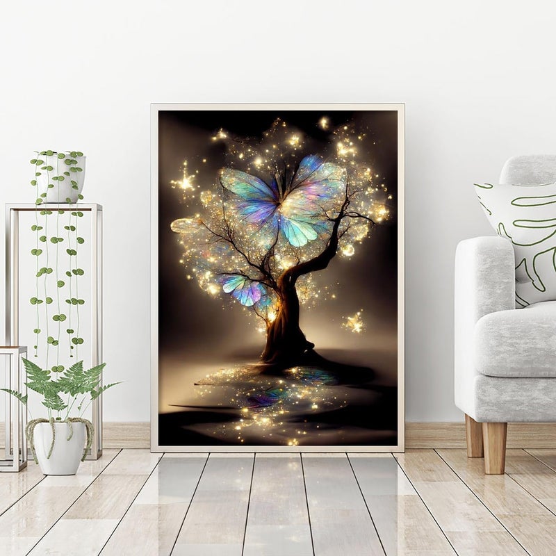WUDWL Diamond Painting Kits for Adults - Tree of Life DIY 5D Diamond Art Kits Full Drill Diamond Dots Paintings with Diamonds Gem Art and Crafts Home Decor 12x16inch - Image 5