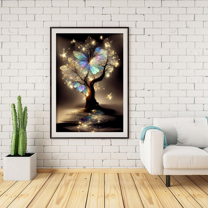 WUDWL Diamond Painting Kits for Adults - Tree of Life DIY 5D Diamond Art Kits Full Drill Diamond Dots Paintings with Diamonds Gem Art and Crafts Home Decor 12x16inch - Image 2