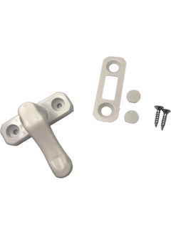 Glaswen 5 Pcs Security Lock Baby Child PVC Door Window Safety Lock Latch Glass Burglar Lock White  - Image 4