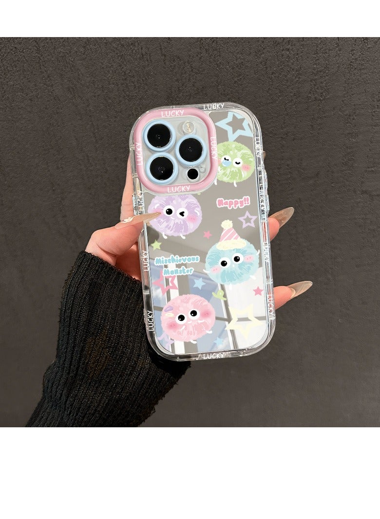 NIBEMINENT Colored Coal Balls Protective TPU Case Cover For iPhone 14 Plus