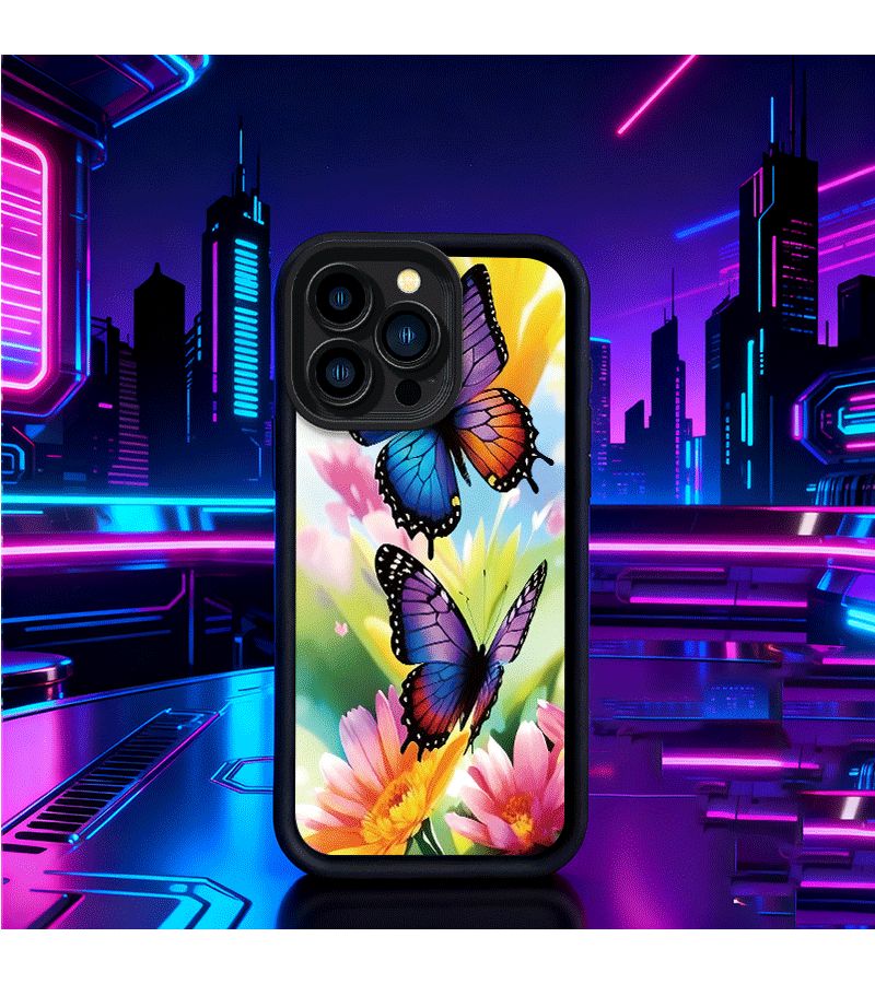 حافظة ناعمة مقاومة للصدمات بتصميم فراشة بألوان متنوعة متوافقة مع iPhone 7 Plus و8 Plus - Image 5