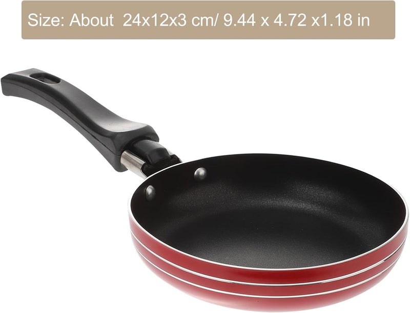 Non-stick Frying Pan Mini 12cm Skillet for Omelette and Steak Cooking, Random Color, Practical Kitchen Gadget for Home and Restaurant Use - Image 2