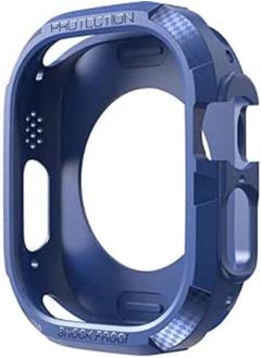 Rugged Armor Designed for Apple Watch Ultra Hard TPU Case for Apple Watch Ultra 49 mm Case - Blue