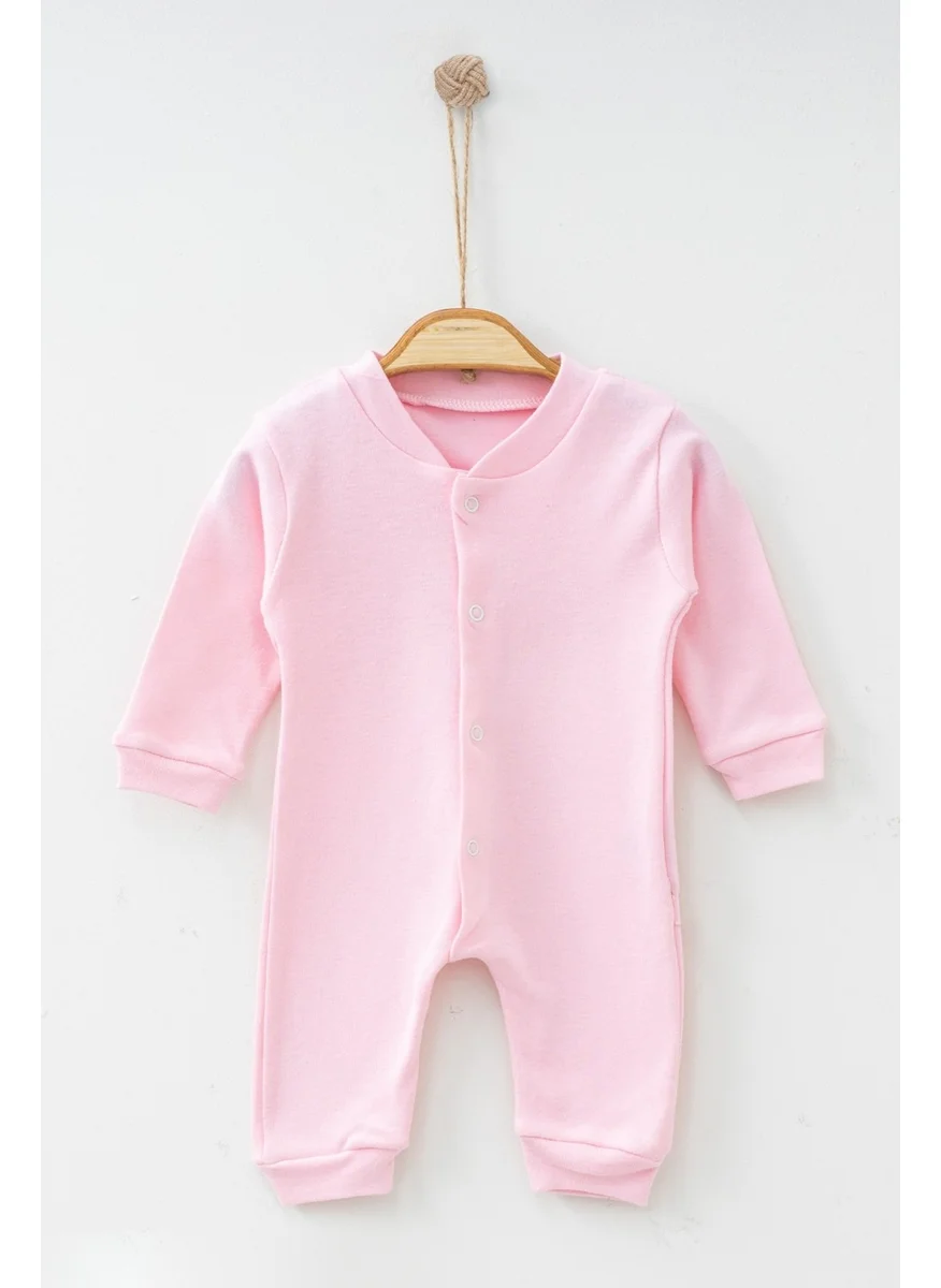 ادا بيبيك تشوكوك Ada Baby Child 100% Cotton Plain Snap Jumpsuit 1858