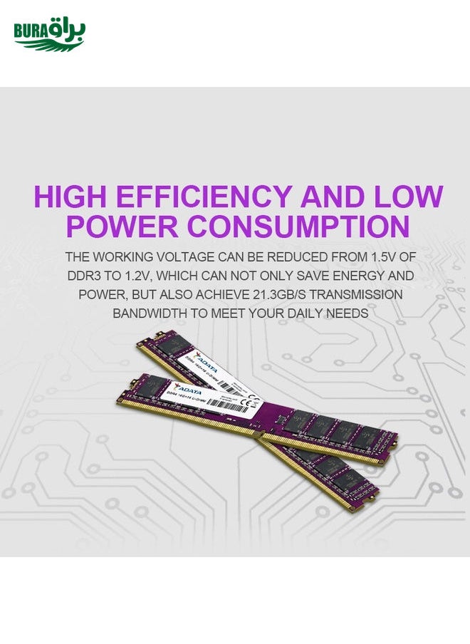 BURAQ ADATA DDR4 2666 Desktop Computer Memory Module, Memory Capacity: 8GB  - Image 5