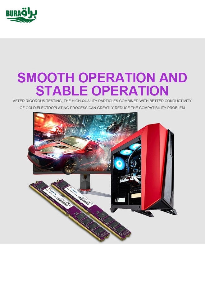 ADATA DDR4 2666 Desktop Computer Memory Module, Memory Capacity: 8GB