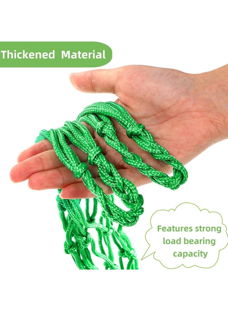 Barakah Melon Hammock Net, Heavy Duty Trellis Support Bag for Watermelon Pumpkin Cantaloupe, Durable Hanging Fruit Cradle with 100 Cable Zip Ties, Protects Fruits from Falling and Rots, 16 Pieces - Image 3