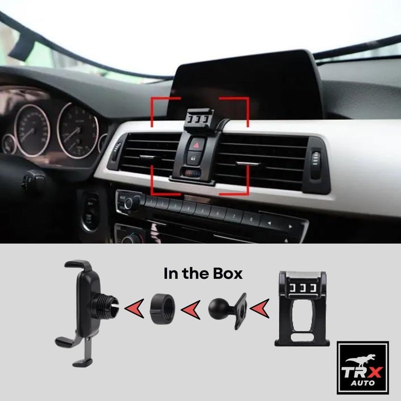 TRX AUTO Phone Holder Mount With Gravity Phone Holder For BMW 3 Series & 4 Series 2013 To 2019 | BMW 3 Series Accessories | BMW 4 Series Accessories - Image 5