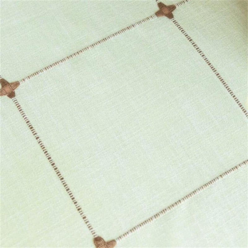 Utobanh Simple Bedside Table Tassel Cover Cloth, Tablecloth Cover Towel, Suitable for Bedside Table TV Microwave Washing Machine Refrigerator Dust Cover (palegreen, 15.7 * 35.4 inches) - Image 2