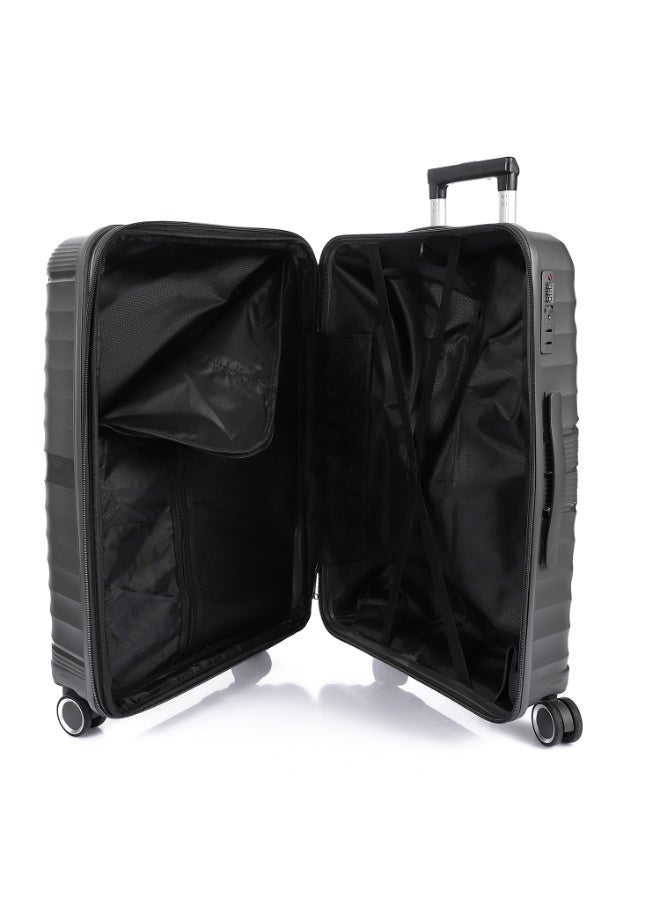 CROSSLAND Unbreakable Medium Size Trolley Luggage With TSA Lock,4 Silent Move Spinners Wheels, Double Expandable Zipper - 24 Inch - Image 5