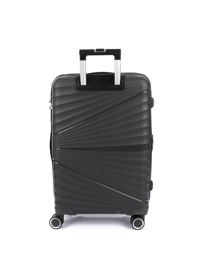 CROSSLAND Unbreakable Medium Size Trolley Luggage With TSA Lock,4 Silent Move Spinners Wheels, Double Expandable Zipper - 24 Inch - Image 4
