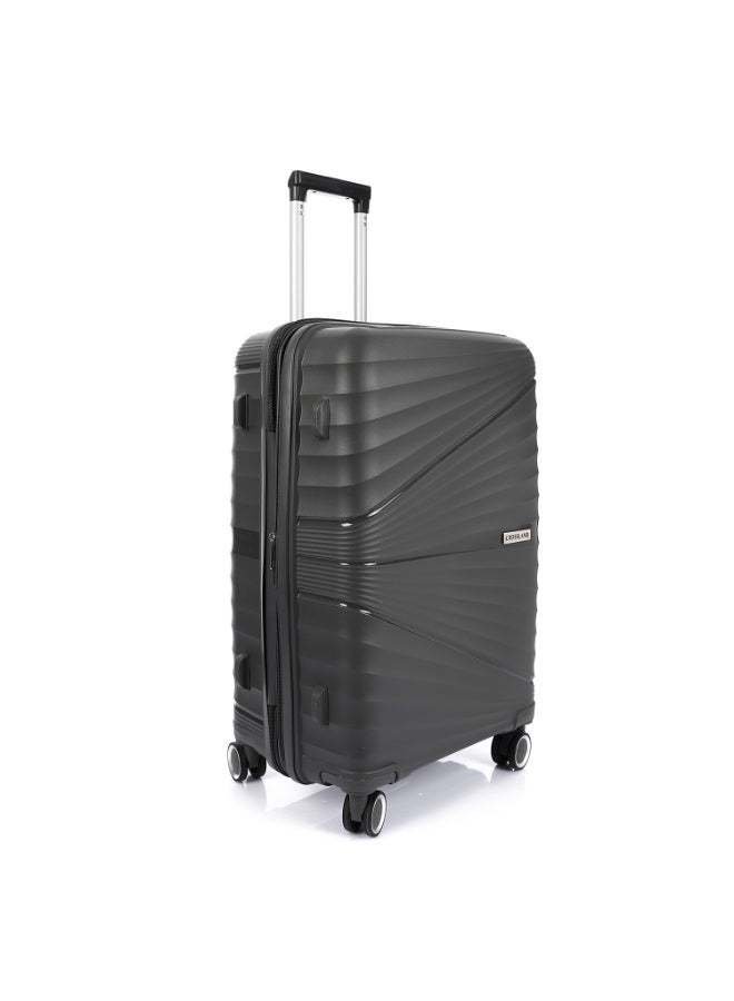 CROSSLAND Unbreakable Medium Size Trolley Luggage With TSA Lock,4 Silent Move Spinners Wheels, Double Expandable Zipper - 24 Inch - Image 3