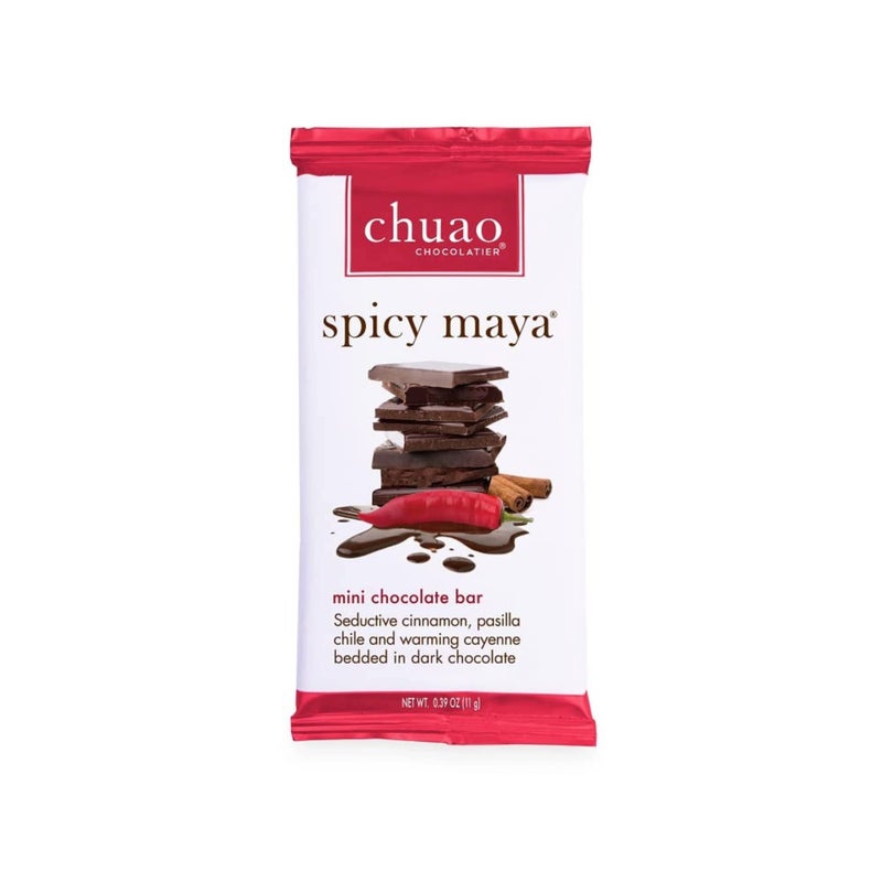 Chuao Chocolatier Spicy Maya Dark Chocolate Bars | Gourmet Cinnamon Cayenne Artisan No Preservatives | For Gift Baskets, Christmas, Valentines Day, Gifts for Women, Men, Birthday, Thank You, Care Package | 3 Pack - Image 2