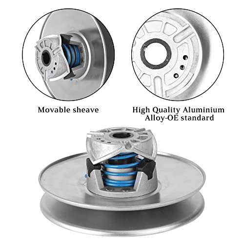 10L0L Secondary Driven Clutch 101834001 5701 Replacement for Club Car DS & Precedent 4-Cycle Gas Golf Cart 1997-2018, Carryall Turf XRT 1997-up, Pioneer 2001-2004 - Image 3