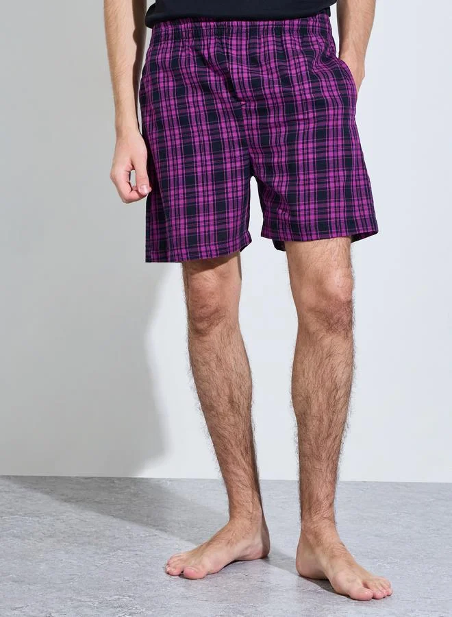 ستايلي Pack of 2 - Checked Cotton Boxer