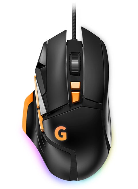Gaming Mouse-High Performance Wired Gaming Mouse- 25K Sensor-12400 DPI-RGB-8Programmable Buttons-On-Board Memory, PC And Mac