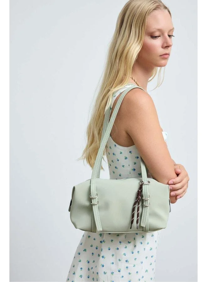 Shule Bags  Gia Charmlı Oval Bag Mint for Women | Best Price UAE