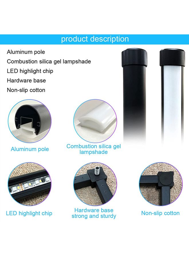 Remote Control LED Light Corner Lamp Multicolour - Image 2