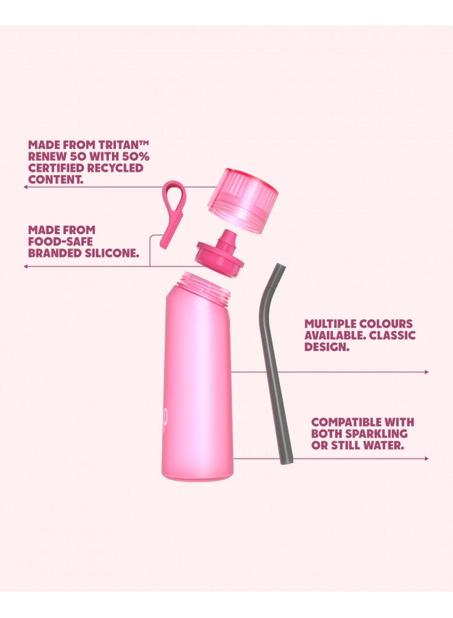 air up air up® water bottle (22oz) Hot Pink without pods | Sugar free flavor pods & Water bottles with straw | No calories, no sweeteners | Water Flask | Flavored water bottle - Image 3