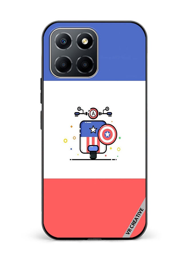 VR CREATIVE Protective Case Cover For Honor X6 Cute Little Bike Of Captain America Design Multicolour - Image 1
