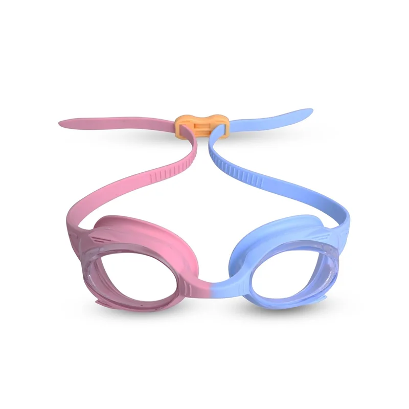 نيفيا Nivia Kiddies Jr. 2.0 Swimming Goggles for Kids - Anti Fog, UV Protection, Comfort Fit - Pink/Blue
