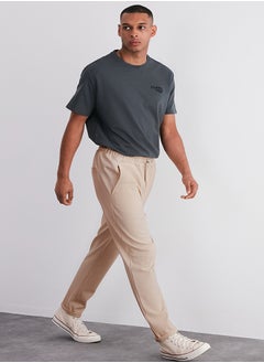 trendyol Limited Edition Stone Regular Cut Thick Double Leg Sweatpants TMNAW24EA00023  - Image 1