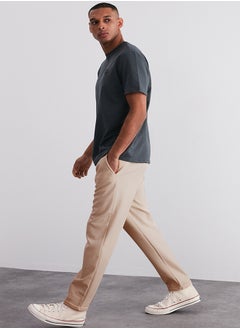 trendyol Limited Edition Stone Regular Cut Thick Double Leg Sweatpants TMNAW24EA00023  - Image 4