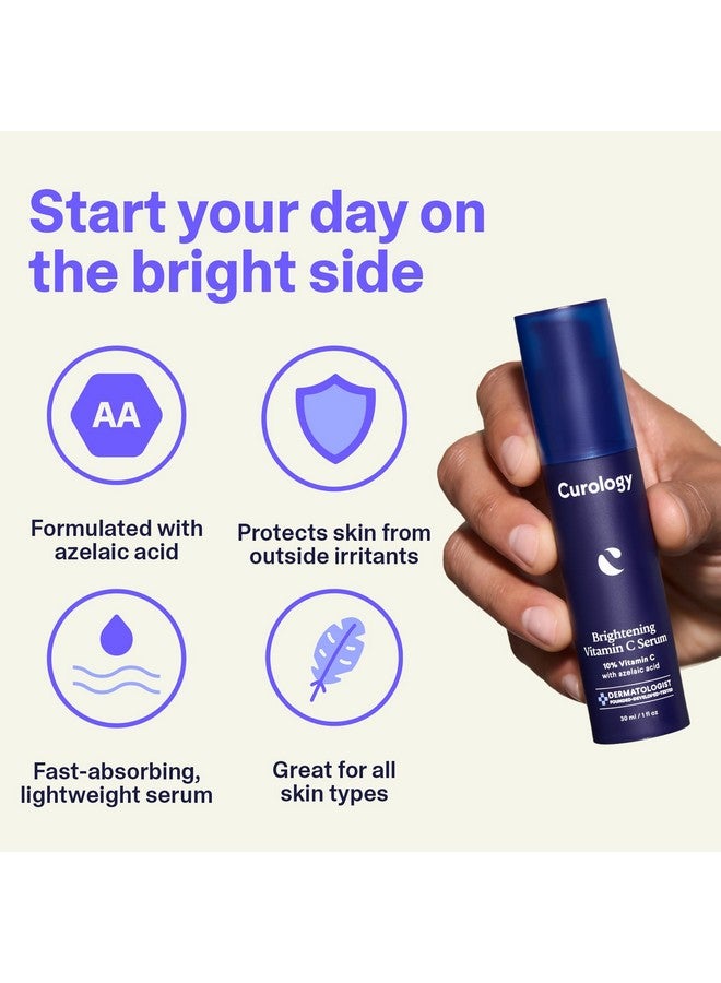 Curology Brightening Vitamin C Serum, 10% Vitamin C with Azelaic Acid, Visibly Evens Skin Tone, Smooths Texture, and Calms Redness, Milky Texture, 1 fl oz - Image 4