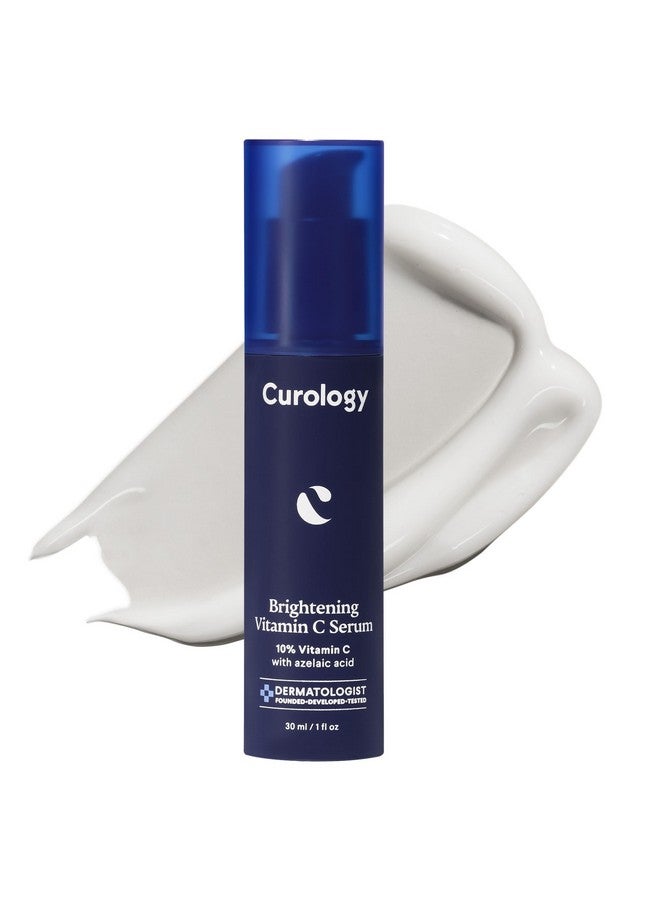 Curology Brightening Vitamin C Serum, 10% Vitamin C with Azelaic Acid, Visibly Evens Skin Tone, Smooths Texture, and Calms Redness, Milky Texture, 1 fl oz - Image 1
