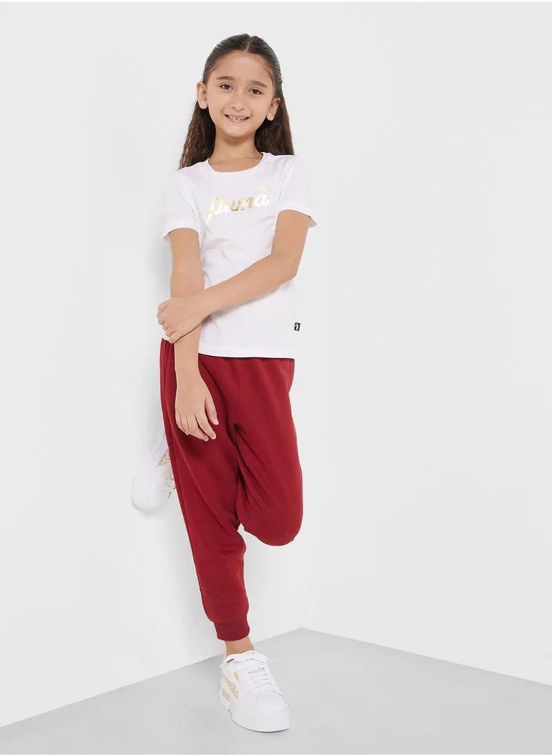 PUMA Youth Essential Script T-Shirt