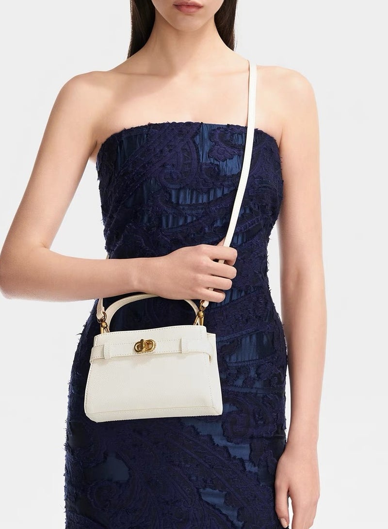 Charles & Keith Metal Buckle Strap Tote Shoulder Bag camera bag - Image 4