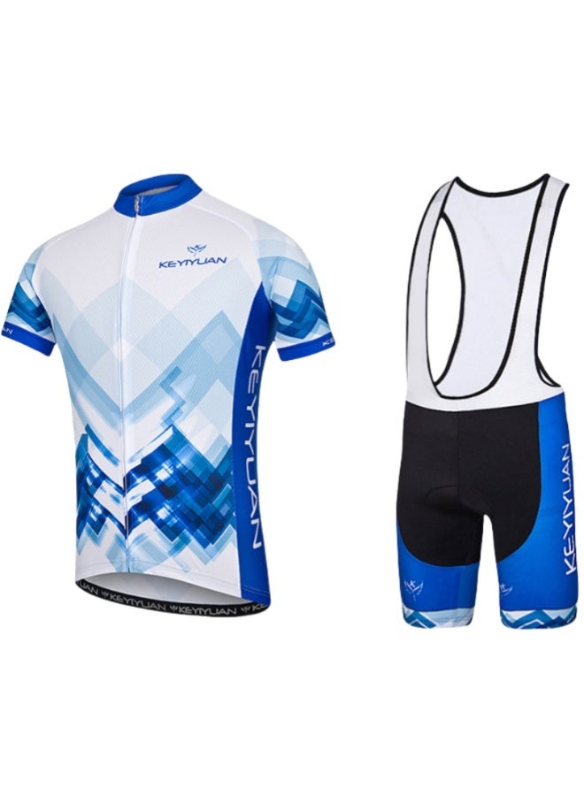 KUYING GR New Summer Outdoor Sunscreen Moisture Absorption Quick Drying Bicycle Women's Cycling Clothing Set  - Image 1