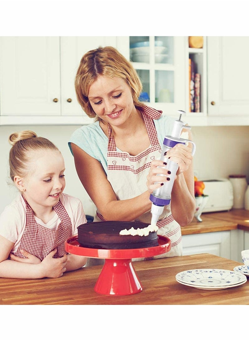 Generic - Cake Decorating Syringe Set - Includes Cupcake Frosting Injector, 7 Icing Nozzles & 3 Cream Scrapers for Perfect Dessert Decoration - Image 1