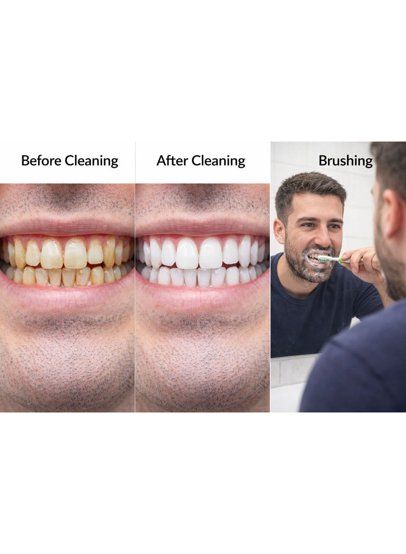 Soft Toothbrush for Natural Whiteness and Tough Task with Zig Zag Bristles and Tongue Cleaner - For Sensitive and Normal Teeth I Dentist Recommended - Image 2