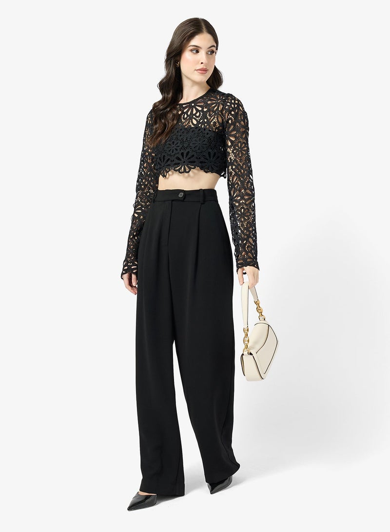 ELLA Lace Crop Top - Image 4