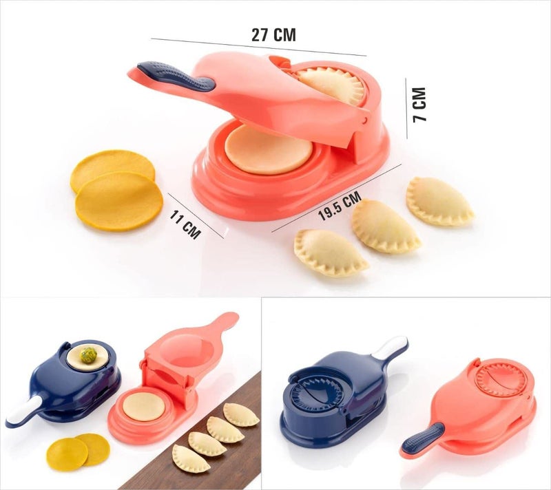 ATEVON 2-in-1 Dumpling & Momos Maker, Assorted Color - Image 2