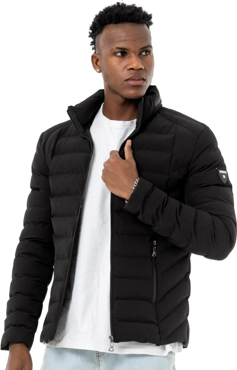 سكوتر Puffer Coat Outdoor Black Men's Coat M1804TS