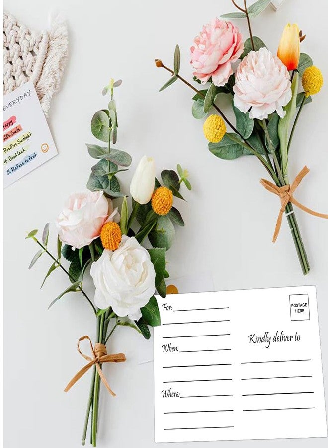 سمارستيكرس بطاقات بريدية ريفية لحفظ التاريخ، مقاس 4 × 6 بوصات، 50 قطعة، بطاقات دعوة عيد ميلاد، بطاقات تذكير بالمناسبات، بطاقات دعوة زفاف مع جانب مخصص للإرسال، مناسبة لحفلات الزفاف، الخطوبة، الذكرى السنوية، حفلات استقبال المولود، وحفلات أعياد الميلاد - Image 3