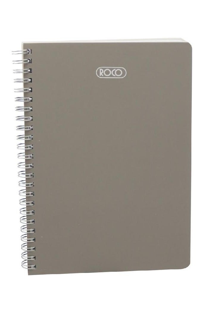 ROCO Neon Notebook A5 – 80 Sheets – Single Ruled – Grey - Image 1