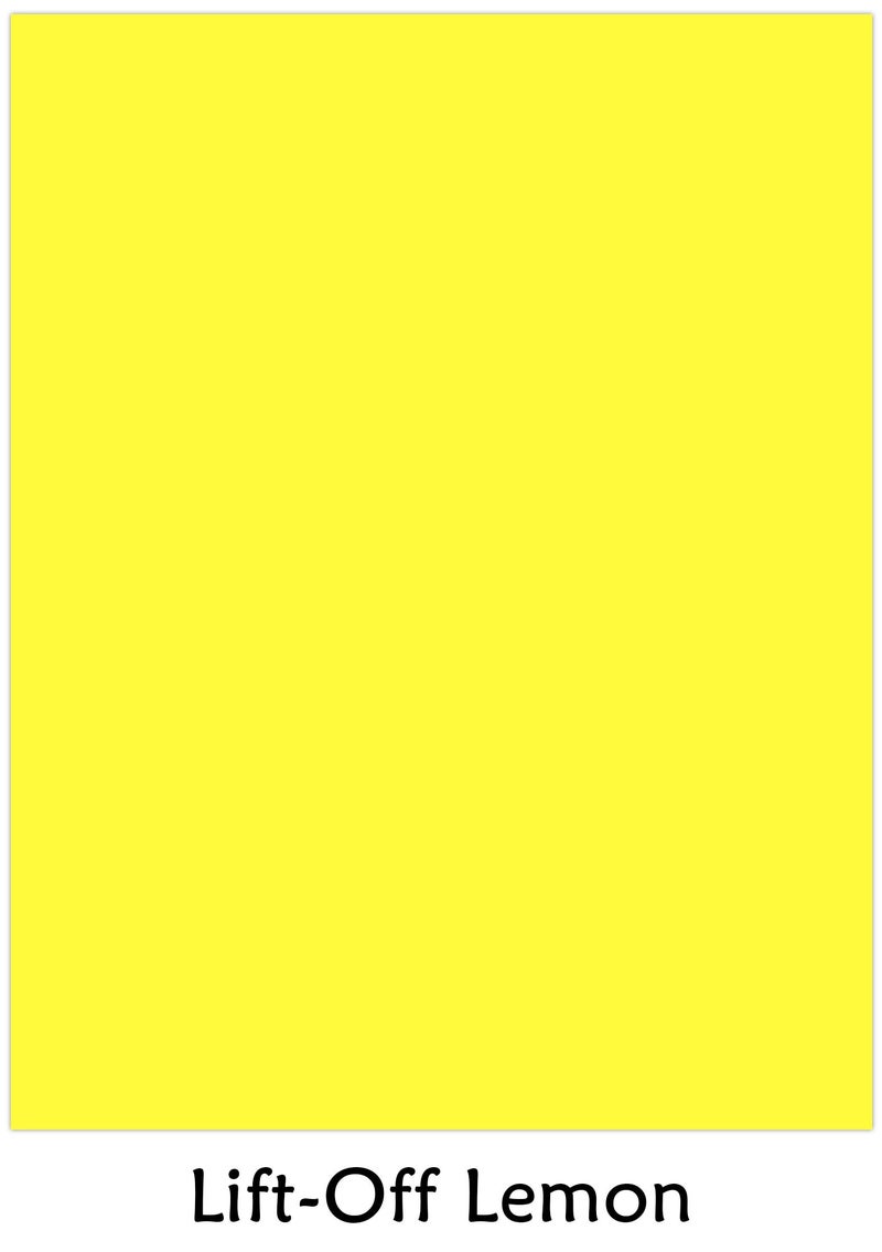 Neenah Astrobrights Color Cardstock, 65 lb Cover Weight, 8.5 x 11, Lift-Off Lemon, 250/Pack - Image 1