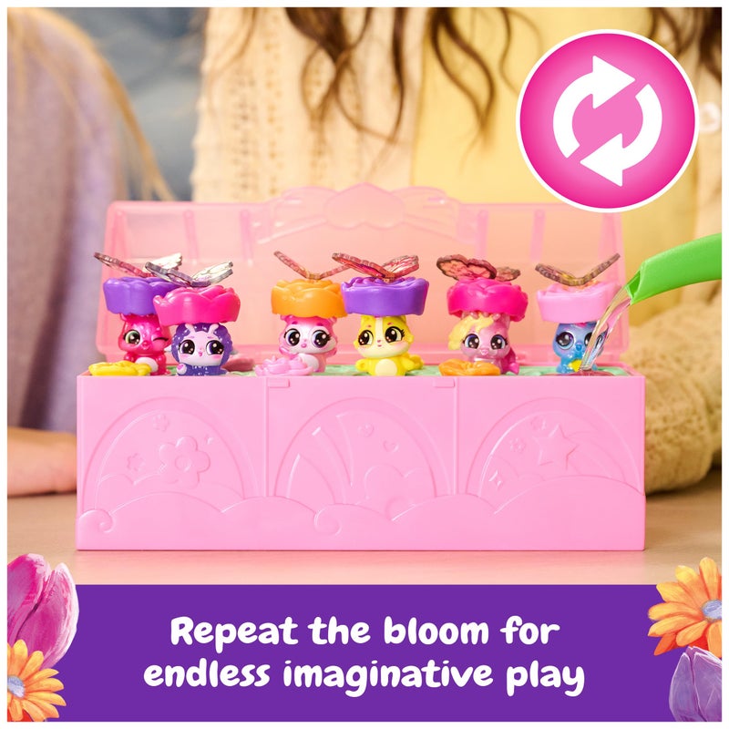 Hatchimals Bloomables, Bloom Bash Pack, Cute Easter Basket Stuffers with 6 Surprise Blind Box Figures, Over 15 Accessories, Terrarium & Dance Floor - Image 3