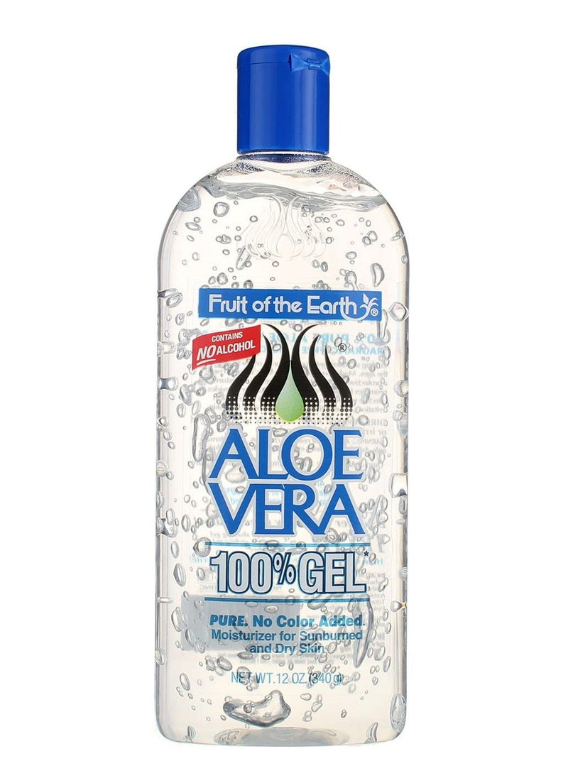 Fruit of the earth Fruit of the Earth Moisturer Gel, Aloe Vera, 12 Ounce  - Image 2