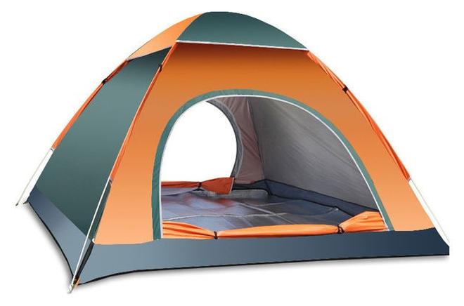 Camping Tent, 2/3/4/6 Person Dome Tent for Easy Setup in Under 10 Mins, Included Blocks Wind & Rain, Tent for Camping, Festivals, Backyard, Sleepovers - Image 1