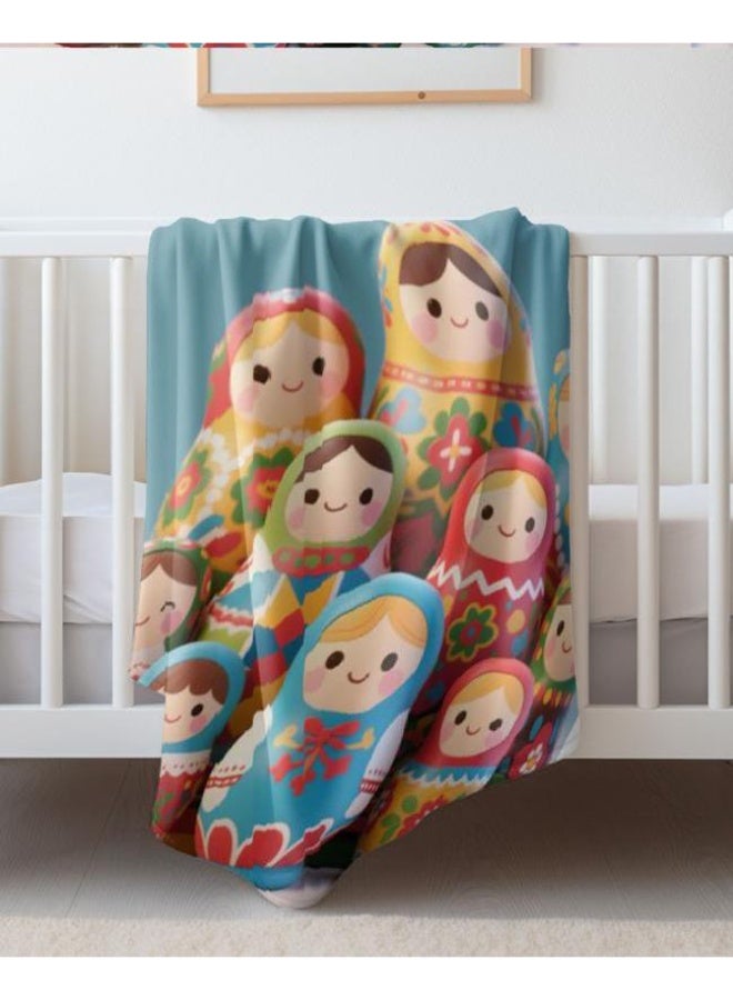 general Baby and children's cartoon flannel thin blanket (warm and comfortable, suitable for sleep, game use) 70cm*100cm - Image 3