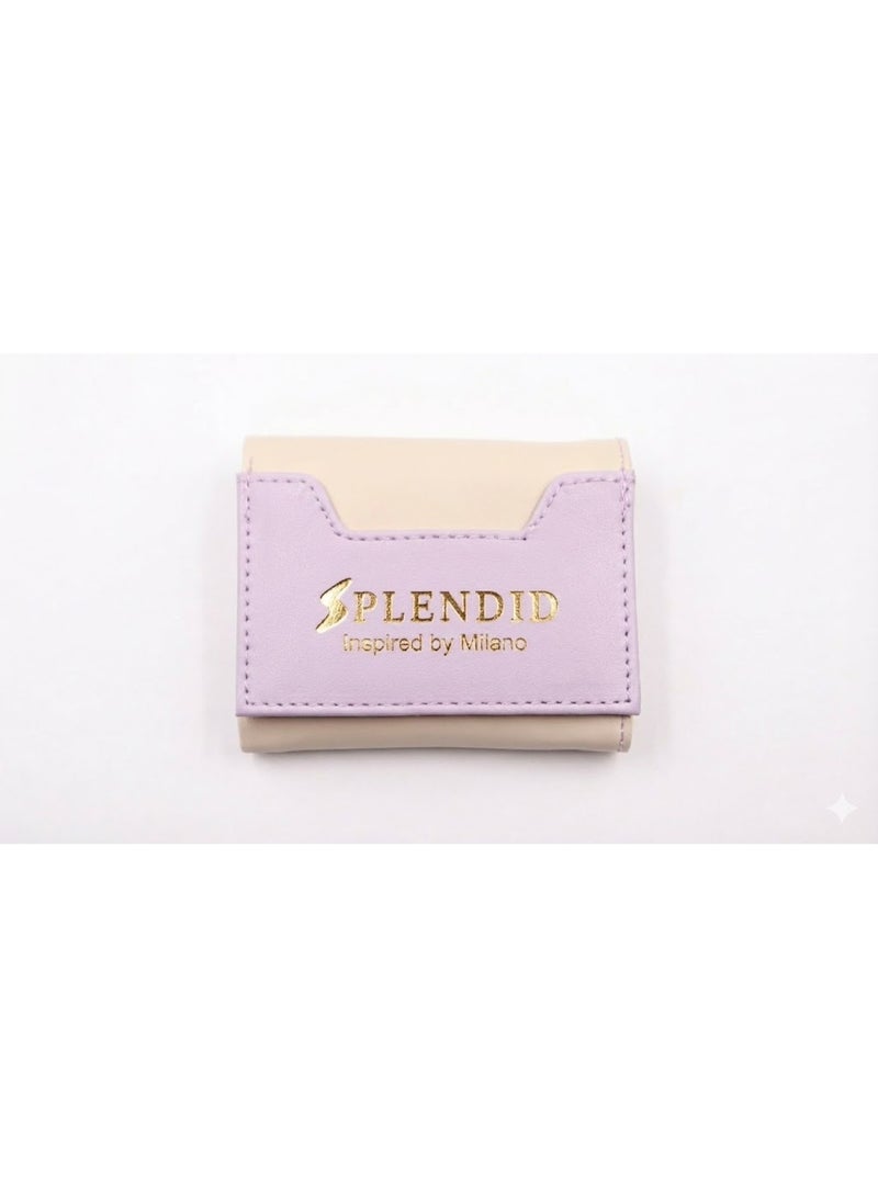 Splendid The Splendid Smart Wallet from the Fetna Color Collection features 10 card slots and a spacious cash compartment that holds up to 35 banknotes mauve - Image 1