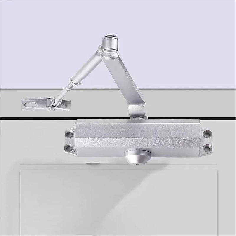 Automatic Style L Hydraulic Buffer Adjustable Speed Door Closer Metal Spring Closing Equipment - Image 4