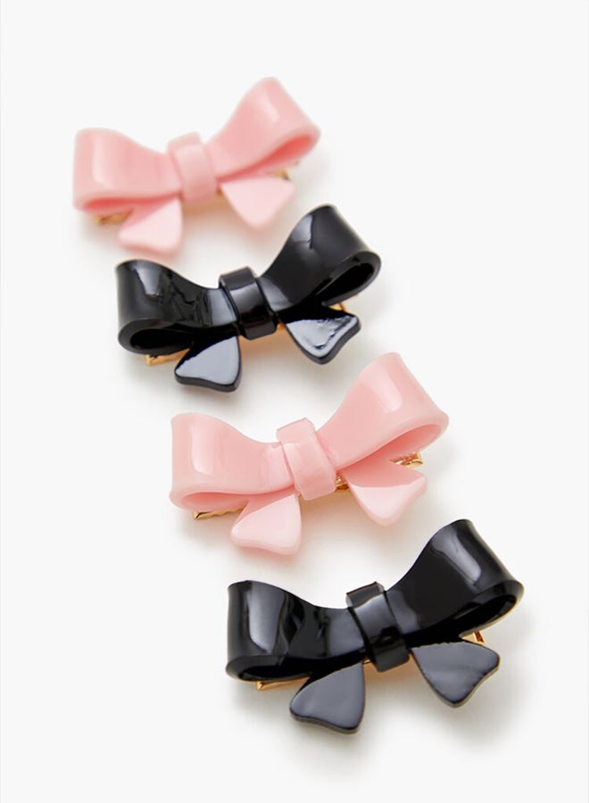 FOREVER 21 Bow Hair Clip Set - Image 4