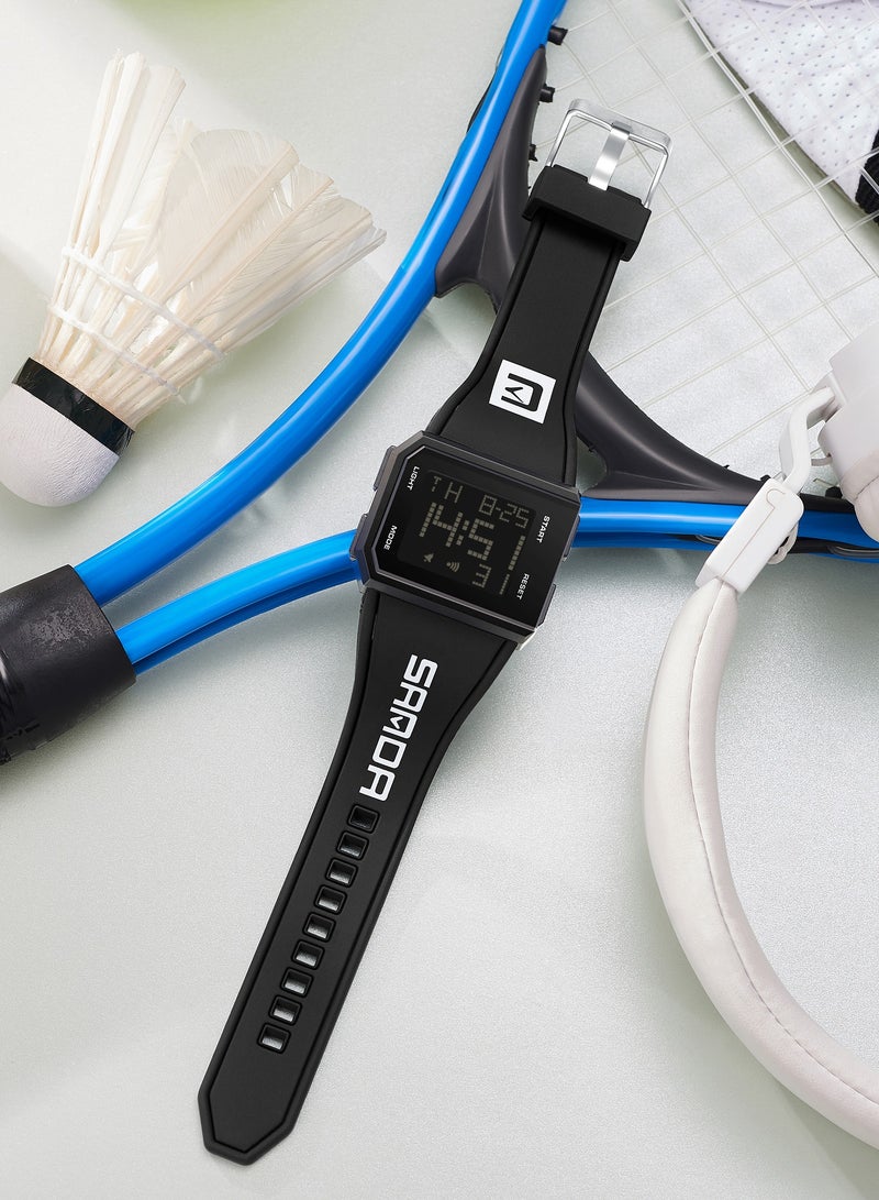 SANDA Fashion Student Electronic Watch Sports Multi functional Waterproof LED Men's Electronic Watch 2025 - Image 5