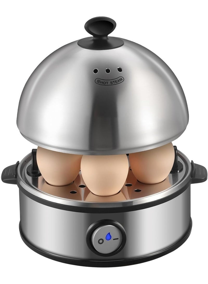 Nova Electric Egg Boiler, NEB-9001-7, 7-Egg Capacity, 360W Stainless Steel, with Auto Shut-Off - Image 1