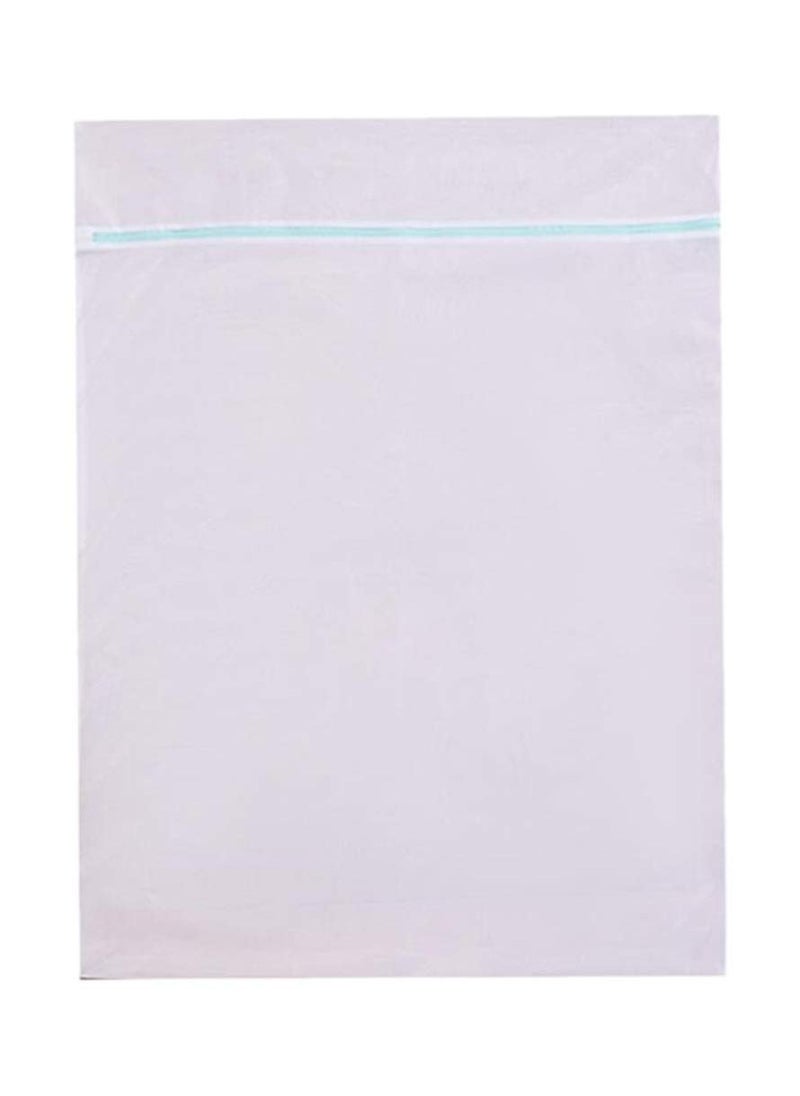 Mordely Large Laundry Bag Large Mesh Laundry Bag Convenient Travel Bag Mesh Laundry Bags Curtain Bag Large Washing Machine Bag Wash Bag Underwear Polyester Storage Bag White  - Image 1